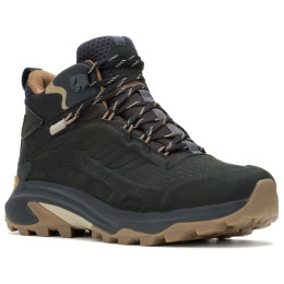 Calzado de senderismo para hombre Merrell Moab Speed 2 Ltr Mid Wp negro/marrón Black