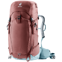 Mochila Deuter Trail Pro 34 SL burdeos caspia-dusk