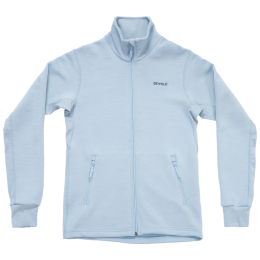 Sudadera funcional de mujer Devold Thermo Wool Jkt Wmn azul claro Dawn