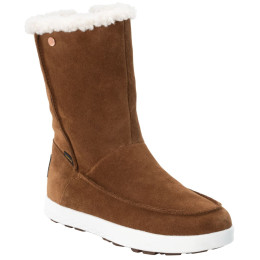 Botas de nieve para mujer Jack Wolfskin Auckland Wt Texapore Boot H W marrón DesertBrown/White
