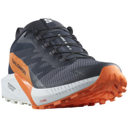 Zapatillas de carrera para hombre Salomon Sense Ride 5 Gore-Tex azul/naranja India Ink / Carbon / Dragon Fire