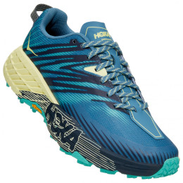 Zapatillas de carrera para mujer Hoka Speedgoat 4 Wide azul/amarillo ProvincialBlue/LuminaryGreen