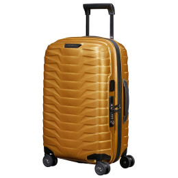 Maleta de viaje Samsonite Proxis Spinner 55 EXP Width dorado Honey Gold