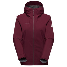 Chaqueta de mujer Mammut Linard Light HS Hooded Jacket Women violeta 3800 vin