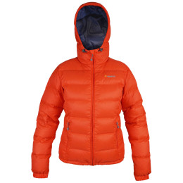 Chaqueta de plumón para mujer Warmpeace Brenta naranja/azul mandarine/navy