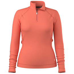 Camiseta funcional de mujer Smartwool W Classic Thermal Merino Base Layer 1/4 Zip coral CORAL REEF