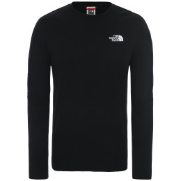 Camiseta de hombre The North Face M L/S Red Box Tee - Eu negro Tnf Black