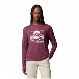 Camiseta de mujer Columbia Parsons Point™ LS Graphic Tee