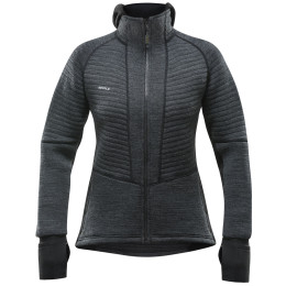 Sudadera funcional de mujer Devold Tinden Spacer Merino Jacket Women gris/negro Anthracite