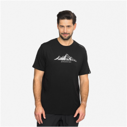 Camiseta funcional de hombre Viking Lenta negro black