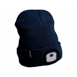 Gorro con lámpara frontal Extol Light Economy azul