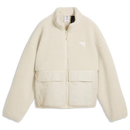 Chaqueta de mujer Puma Re:Fibre Sherpa Jacket W blanco Alpine Snow