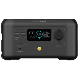 Estación de carga EcoFlow RIVER mini negro black