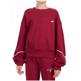 Sudadera para niños 4F Sweatshirt F2696 Burgundy burdeos Burgundy