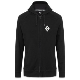 Sudadera de hombre Black Diamond Chalked Up FZ Hoody negro Black