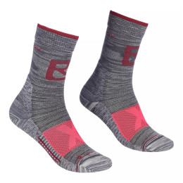 Calcetines de mujer Ortovox Alpinist Pro Compr Mid Socks W gris GrayBlend