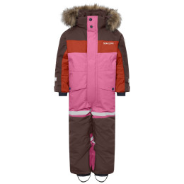 Mono para niños Didriksons Bjärven Kds Cover 5 Shadow Brown růžová/hnědá Shadow Brown