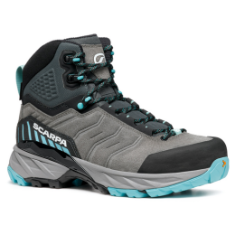 Calzado de senderismo para mujer Scarpa Rush Trek GTX WMN gris Midgray-Aqua