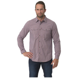 Camisa de hombre Helikon-Tex Covert Concealed Carry Shirt rojo/blanco Scarlet Flame Checkered