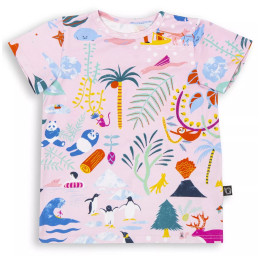 Camiseta para niños Wouki Sora Pink
