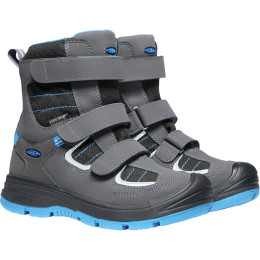 Botas de invierno para niños Keen Redwood Winter Wp Children gris/azul raven/magnet