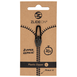 Cremallera de recambio ZlideOn Plastic Zipper L negro