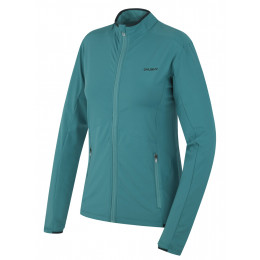 Sudadera de mujer Husky Tarp Zip verde fd.turquoise