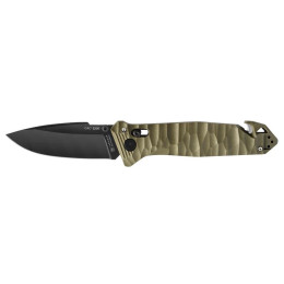 Navaja TB OUTDOOR Cac S200 French Army Knife Textured Pa6 Smooth verde oscuro