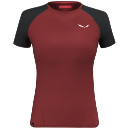 Camiseta de mujer Salewa Pedroc Ptc Delta W T-Shirt rojo 1571 - syrah/0910