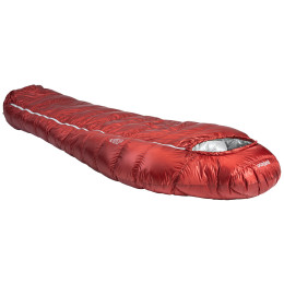 Saco de dormir de plumón Patizon DPRO 890 L (186-200 cm) rojo Red/silver