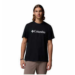 Camiseta de hombre Columbia CSC Basic Logo™ Tee negro Black, Gem Columbia
