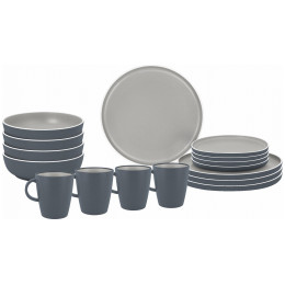 Vajilla Brunner Lunch Box Trilogy Grey