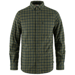 Camisa de hombre Fjällräven Övik Flannel Shirt M verde Laurel Green-Indigo Blue
