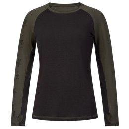 Camiseta de mujer Rafiki Zenith W verde/negro raven/tarmac
