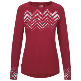 Camiseta de mujer Loap Abraky rojo Pomegranate | Pink