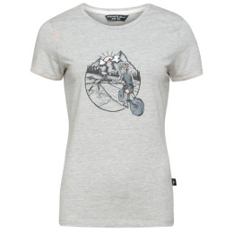 Camiseta de mujer Chillaz Saile Homo Mons Velo gris claro grey melange