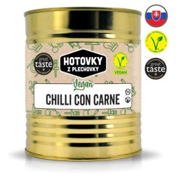 Plato principal Hotovky z plechovky VEGAN Chili sin carne 800 g