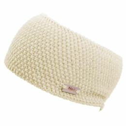 Banda para cabeza Bjež pletená merino blanco nature
