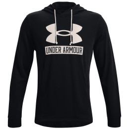 Sudadera de hombre Under Armour Rival Terry Logo Hoodie 2022 negro Black / / Onyx White