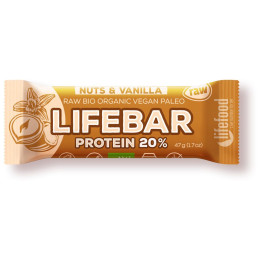 Barrita Lifefood Lifefood Kakaové boby a vanilka RAW BIO 40 g
