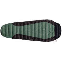 Saco de dormir de plumón Warmpeace Viking 300 170 cm verde Green/Grey/Black