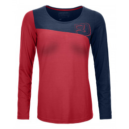 Ropa interior térmica para mujer Ortovox 150 Cool Logo Long Sleeve coral HotCoral