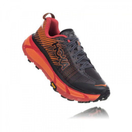 Zapatillas de carrera para hombre Hoka Evo Mafate 2 negro/naranja Black/PoppyRed
