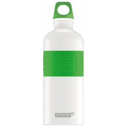 Botella Sigg Cyd Pure White Touch 0,6 l verde