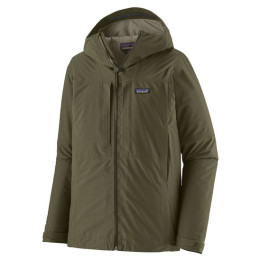 Chaqueta de hombre Patagonia M's Insulated Boulder Fork Rain Jkt verde Basin Green