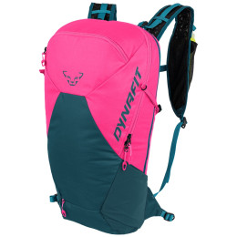 Mochila de carrera Dynafit Transalper 18+4 azul/rosa Flamingo/Petrol
