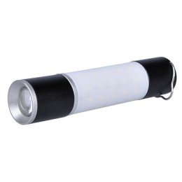 Linterna recargable Solight Lámpara de mano LED con linterna de camping