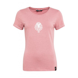 Camiseta de mujer Chillaz Saile Sheep rosa peach blossom melange