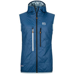 Chaleco de mujer Ortovox Swisswool Piz Boe Vest W azul Sea Surface