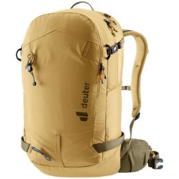 Mochila para esquí de travesía Deuter Freerider 30 marrón claro savanna-nori